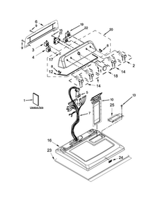 Part Location Diagram of W10640712 Whirlpool HARNS-WIRE