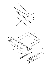 Part Location Diagram of 0310537 Whirlpool Storage Drawer