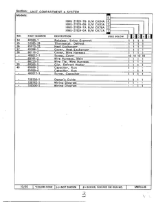 Unit Compartment And System Page 3 Diagram and Parts List for 21924-7A  Admiral Refrigerator