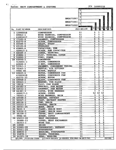 Unit Compartment And System Page 2 Diagram and Parts List for 671840  Admiral Refrigerator