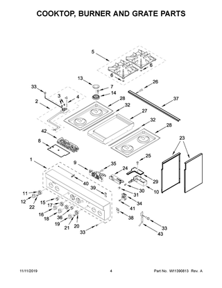 Part Location Diagram of W11368943 Whirlpool CNTRL-ELEC