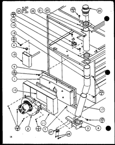 Diagram 7 Diagram and Parts List for GCI140C35A P9898216F Amana Furnace