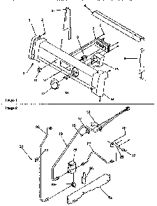 Backguard And Gas Supply Diagram and Parts List for ARG7200L-P1143316NL  Amana Range