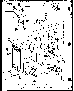 Timer Diagram and Parts List for RL6-5ET P76251-3M Amana Microwave