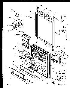 Section 2 Diagram and Parts List for TS18R2G-P1158311WG  Amana Refrigerator