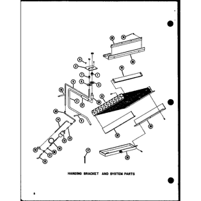 Hanging Bracket And System Parts 2 Diagram and Parts List for EBAH,BAH24 P55895-2 Amana Air Conditioner