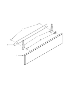 Drawer Parts Diagram and Parts List for JDS1750EP0  Jenn-Air Range