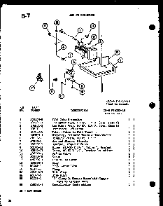 Add On Ice-maker Diagram and Parts List for TM16G-P75535-7W  Amana Refrigerator