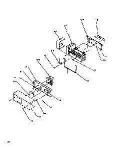 Icemaker Diagram and Parts List for SXD19NL-P1168802WL  Amana Refrigerator