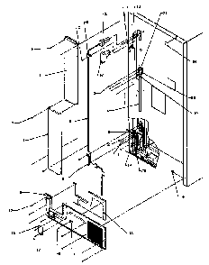 Cabinet Back Diagram and Parts List for TG18R2-P1181701WW  Amana Refrigerator