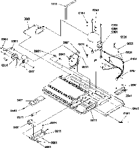 Machine Compartment & Muffler Assy Diagram and Parts List for SX522VW-P1320501WW  Amana Refrigerator