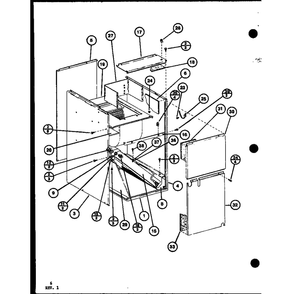 Diagram 2 Diagram and Parts List for AHK-1 P6964501 Amana Air Conditioner