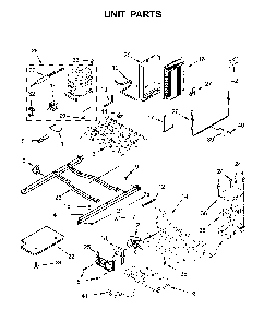 Unit parts Diagram and Parts List for MSS25C4MGK03  Maytag Refrigerator