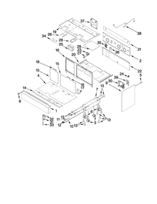 48" Chassis Parts Diagram and Parts List for JGRP548WP00  Jenn-Air Range