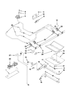 Part Location Diagram of 74011053 Whirlpool KIT- LP OR