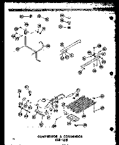 Section 7 Diagram and Parts List for ESRF-16W-AG-P60303-5WG  Amana Refrigerator