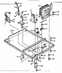 Microwave Parts Diagram and Parts List for 8504428190  Kenmore Microwave