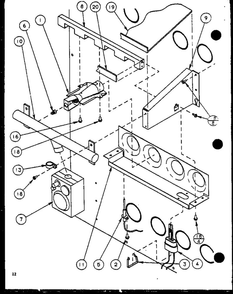 Diagram 4 Diagram and Parts List for GCI140C35A P9898216F Amana Furnace