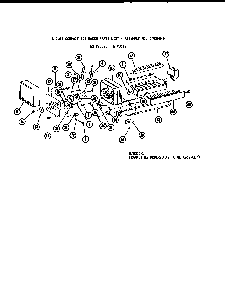 8 Cube Compact Ice Maker Parts List Diagram and Parts List for TM14F-P75658-2W  Amana Refrigerator