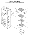Part Location Diagram of W11577967 Whirlpool BIN-FREEZR