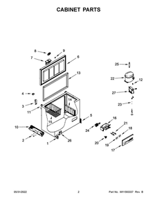 Part Location Diagram of W11598145 Whirlpool INVRTR-BOX