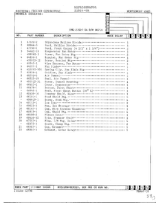 Freezer Compartment Page 2 Diagram and Parts List for 21524-0A  Admiral Refrigerator