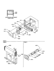 Evaporator/fan Motor Diagram and Parts List for TX21VW-P1301804WW  Amana Refrigerator