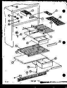 Section 5 Diagram and Parts List for TM14ML-P7705208WL  Amana Refrigerator