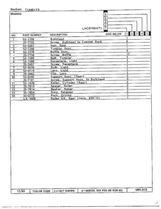 Tumbler Page 2 Diagram and Parts List for 8748A  Norge Dryer