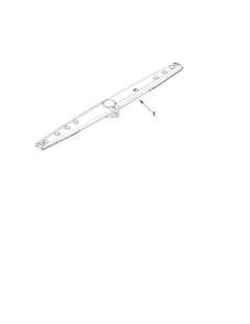 Lower Washarm Parts Diagram and Parts List for ADB1400PYB1  Amana Dishwasher