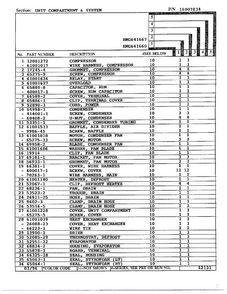 Unit Compartment And System Page 2 Diagram and Parts List for HMG-641670  Admiral Refrigerator