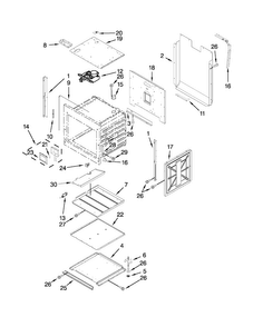 Part Location Diagram of W10255437 Whirlpool RETAINER