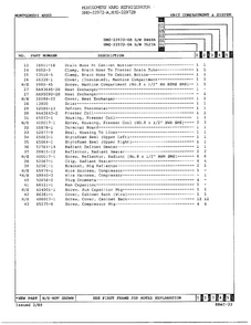 Unit Compartment/system Page 3 Diagram and Parts List for 22972A  Admiral Refrigerator