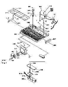 Machine Compartment Diagram and Parts List for SRD27SE-P1190329WE  Amana Refrigerator