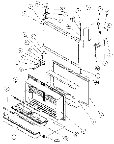 Part Location Diagram of 7112 Maytag Decorative panel