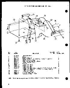 Time Delay Board Diagram and Parts List for RC-14 P72100-7M Amana Microwave
