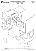 Part Location Diagram of WPW10514214 Whirlpool Water Level/Pressure Switch