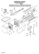 ICEMAKER PARTS, OPTIONAL PARTS (NOT INCLUDED) Diagram and Parts List for ABC2037DTS14  Amana Refrigerator