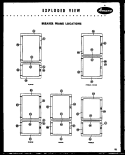 BREAKER FRAME LOCATIONS Diagram and Parts List for FF105L  Amana Refrigerator