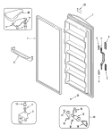 Part Location Diagram of 4-82272-001 Whirlpool RAIL