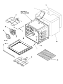 CAVITY Diagram and Parts List for JER8885RAB  Jenn-Air Range