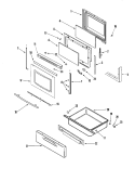 Part Location Diagram of 74008920 Whirlpool HANDLE- DO