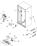 EVAP FAN ASSY AND LIGHTS Diagram and Parts List for ACD2234KRS  Amana Refrigerator