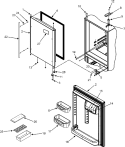 REFRIGERATOR DOOR Diagram and Parts List for GB2526REKS  Amana Refrigerator