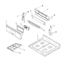 Part Location Diagram of 04100644 Whirlpool END CAP .RH.