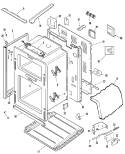 BODY Diagram and Parts List for MER6875BAF  Maytag Range