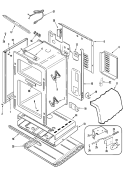 BODY Diagram and Parts List for MGR6775BDS  Maytag Range