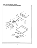 Part Location Diagram of 5706X616-09 Whirlpool COOKTOP