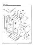 BODY Diagram and Parts List for MER6765BAB  Maytag Range