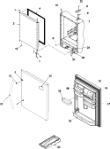 Part Location Diagram of 13023801SQ Whirlpool DOR-FIP Stainless Steel